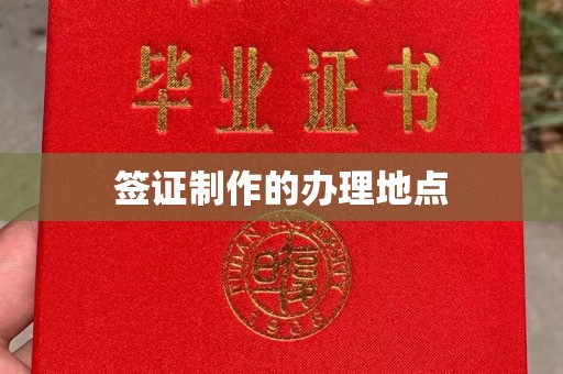 广东签证制作的办理地点
