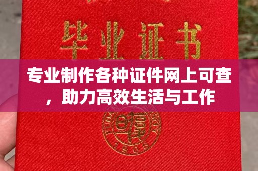 广东专业制作各种证件网上可查，助力高效生活与工作