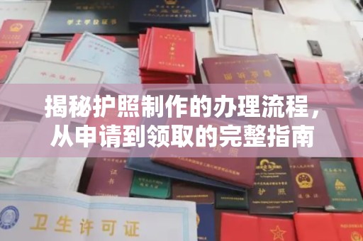 广东揭秘护照制作的办理流程，从申请到领取的完整指南