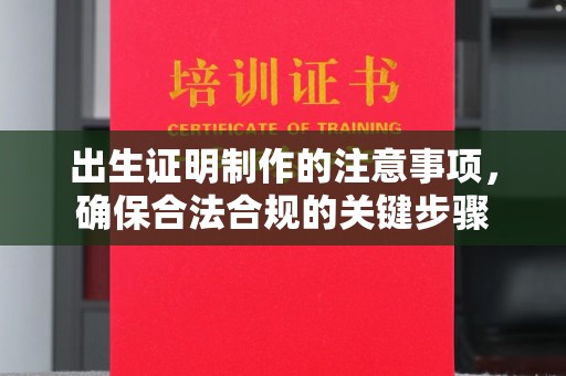 广东出生证明制作的注意事项，确保合法合规的关键步骤