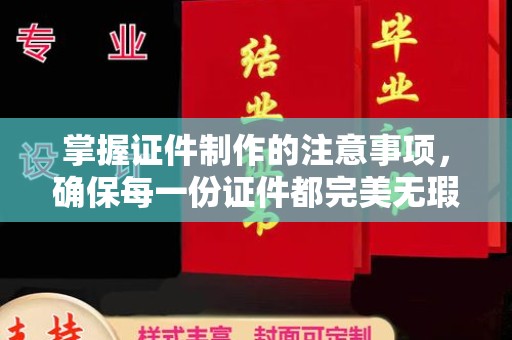 广东掌握证件制作的注意事项，确保每一份证件都完美无瑕