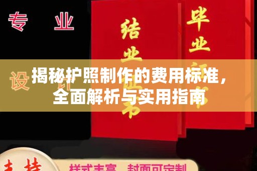 广东揭秘护照制作的费用标准，全面解析与实用指南