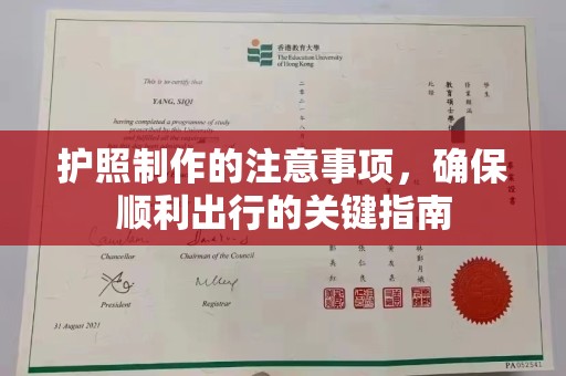 广东护照制作的注意事项，确保顺利出行的关键指南