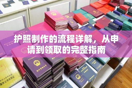 广东护照制作的流程详解，从申请到领取的完整指南