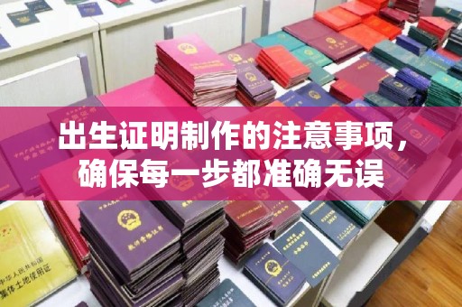 广东出生证明制作的注意事项，确保每一步都准确无误