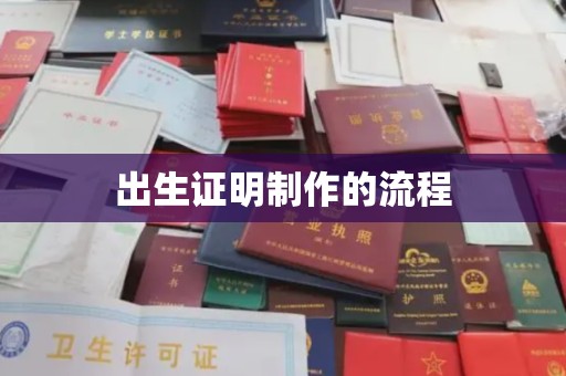 广东出生证明制作的流程