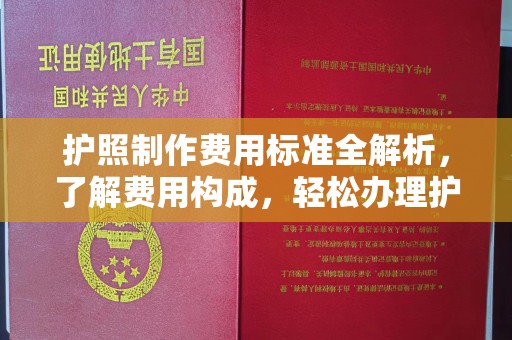 广东护照制作费用标准全解析，了解费用构成，轻松办理护照
